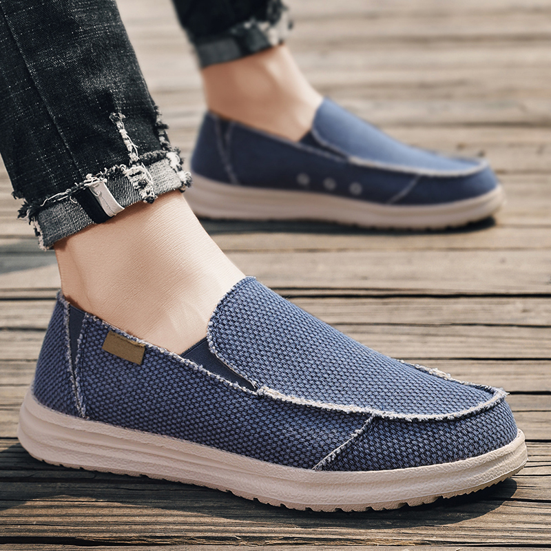 Men Shoes Loafers - 야외용 미끄럼 방지 운동화 편안한 여름