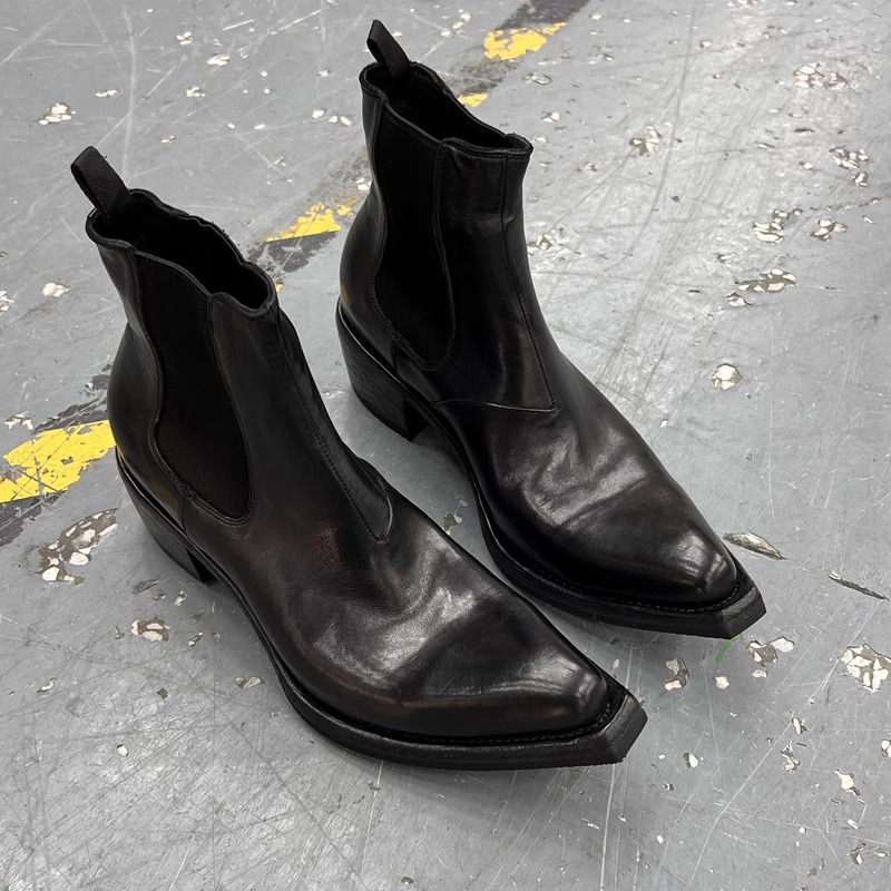 Men'S Shoes Temu - 고품질 남성용 디자이너 하이탑 키높이 포인티드