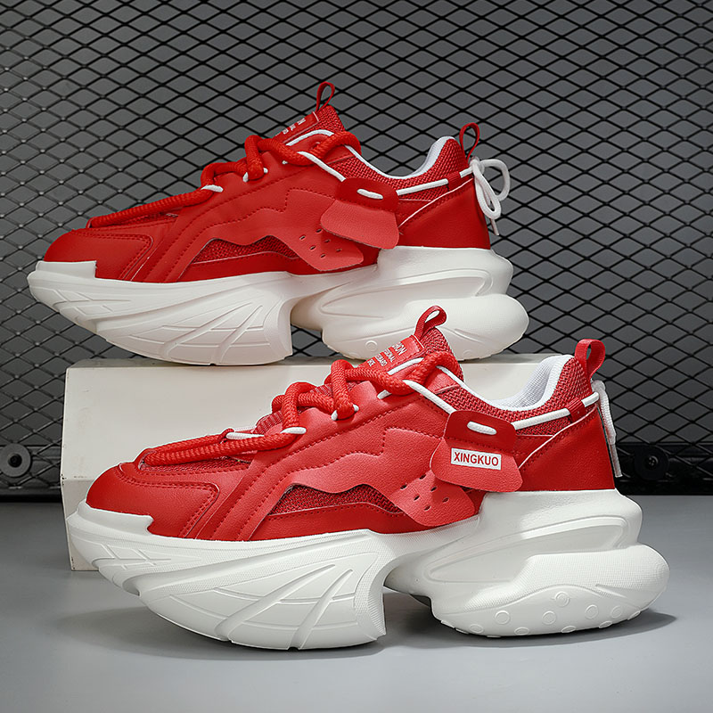 Men Shoes Red Bottom - 브랜드 레드 남성 높이 증가 신발