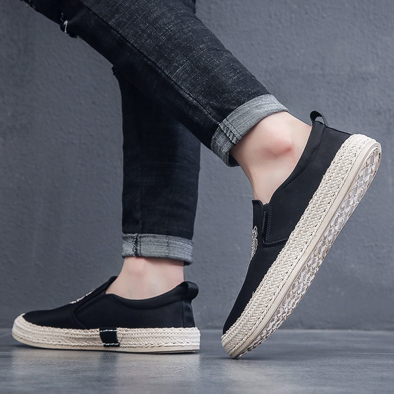 남성용 블랙 통기성 신발 럭셔리 로퍼 Espadrill - Men Shoes Loafers 리뷰 및 가격
