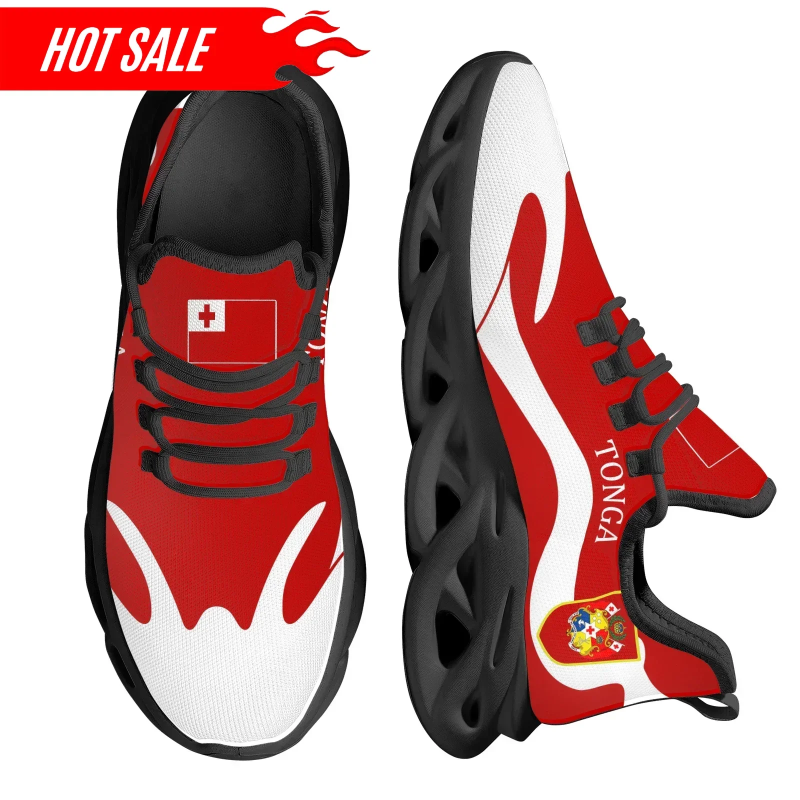 빨간색 트렌디 통가 국기 디자인 국가 상징 프린팅 아웃 - Men Shoes Red Bottom 리뷰 및 가격