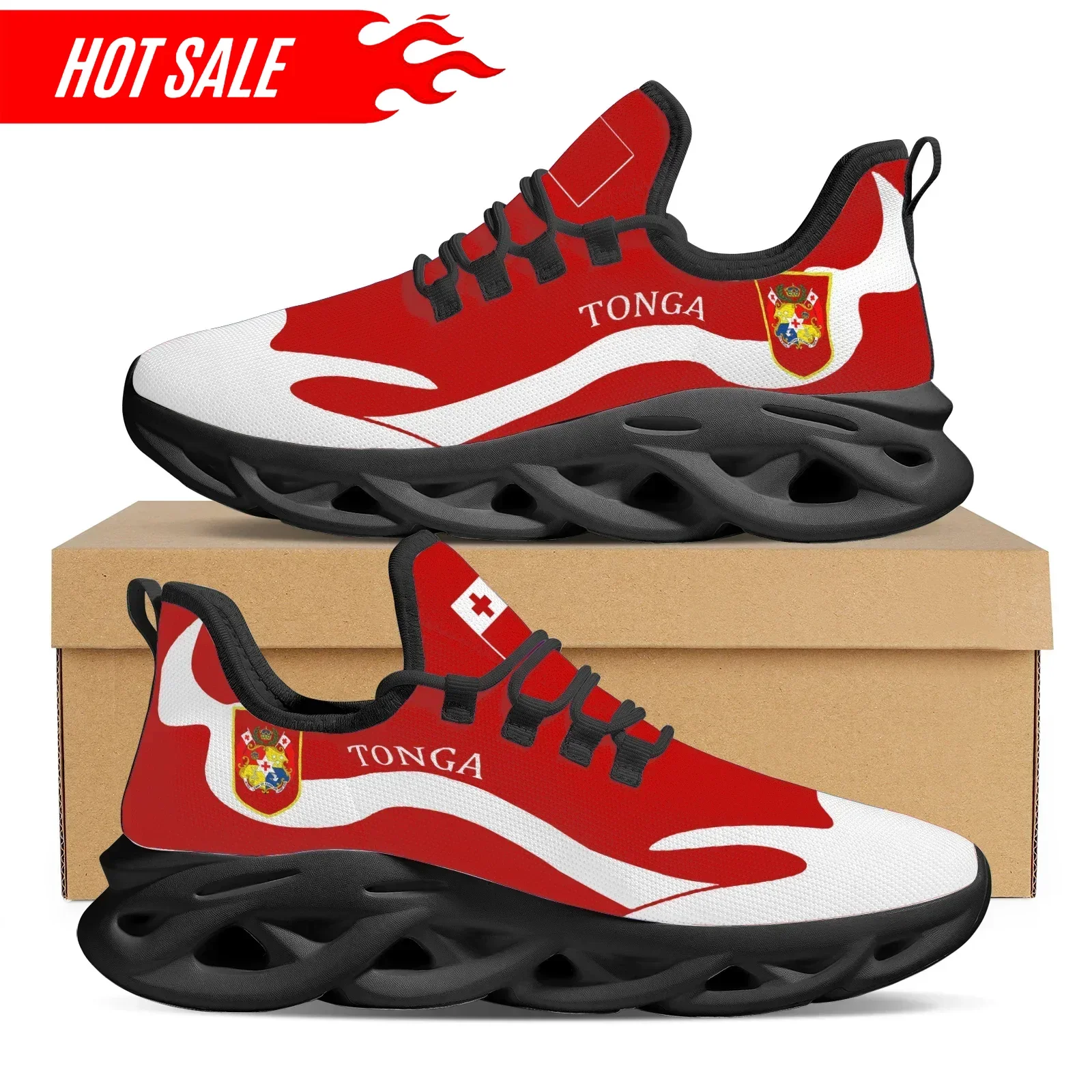 빨간색 트렌디 통가 국기 디자인 국가 상징 프린팅 아웃 - Men Shoes Red Bottom 리뷰 및 가격