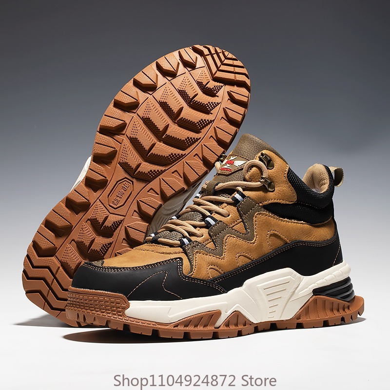 겨울용 따뜻한 양모 면화 남성 스노우 부츠 털 안감 두 - Men'S Shoes Temu 리뷰 및 가격