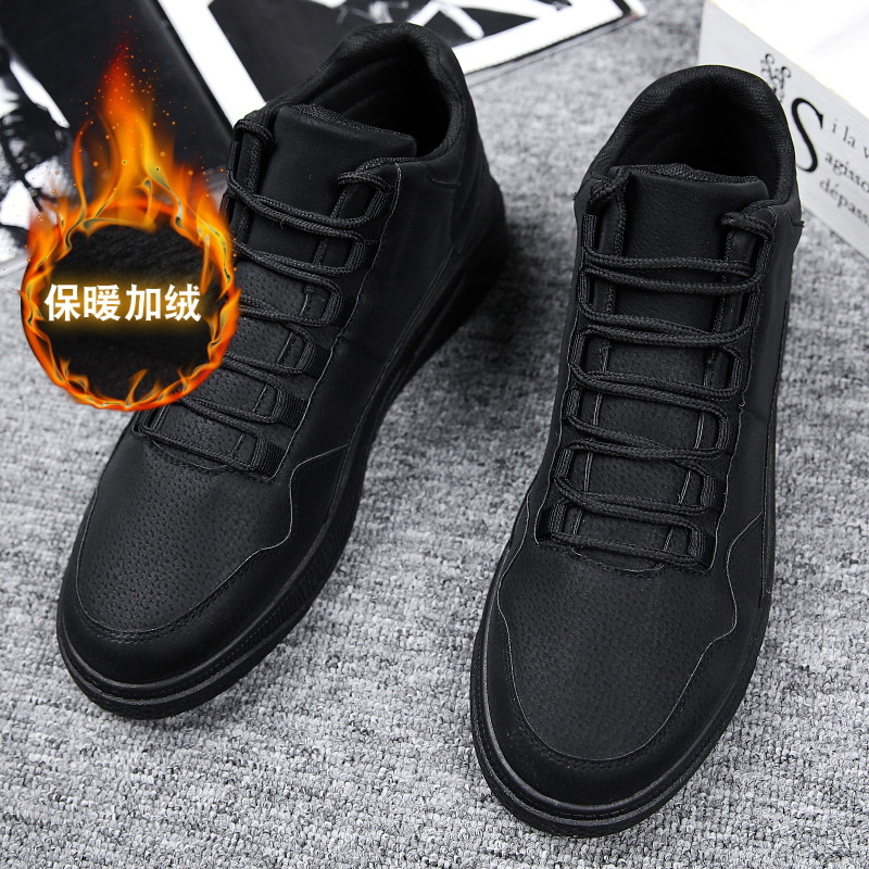 따뜻한 남성용 레드 하이탑 가죽 스케이트 신발 플랫 레 - Men Shoes Red Bottom 리뷰 및 가격