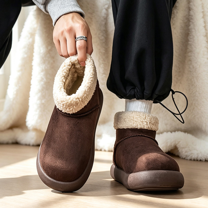 가을과 겨울용 남성용 스노우 부츠, 플리스 안감과 두꺼 - Men'S Shoes Increase Height 리뷰 및 가격