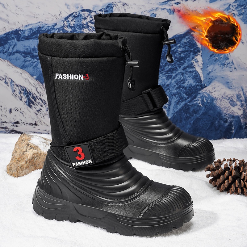 가을과 겨울을 위한 남성용 새 스노우 부츠, 양털 안감 - Hiking Boot Waterproof 리뷰 및 가격