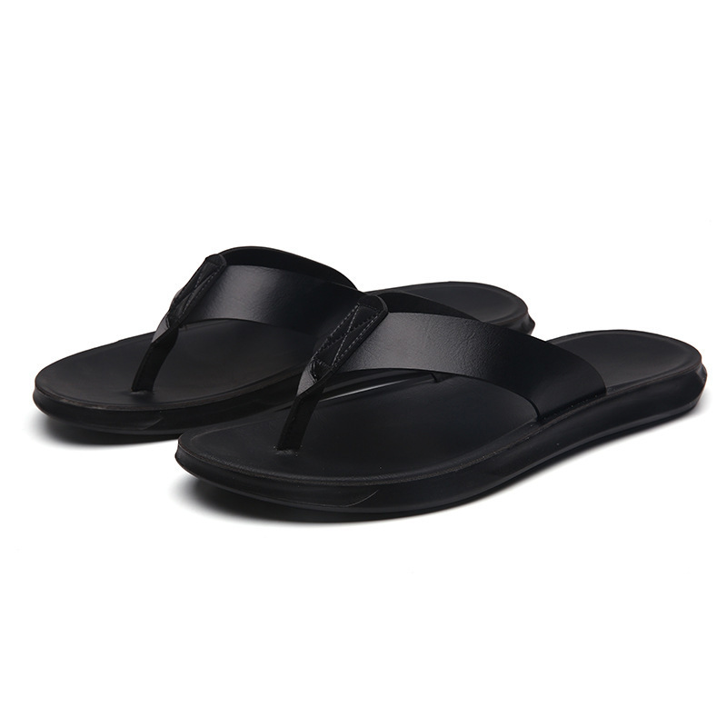 38-47 남성용 새 이탈리아 가죽 플립플롭 캐주얼 쿨 - Men'S Shoes Temu 리뷰 및 가격