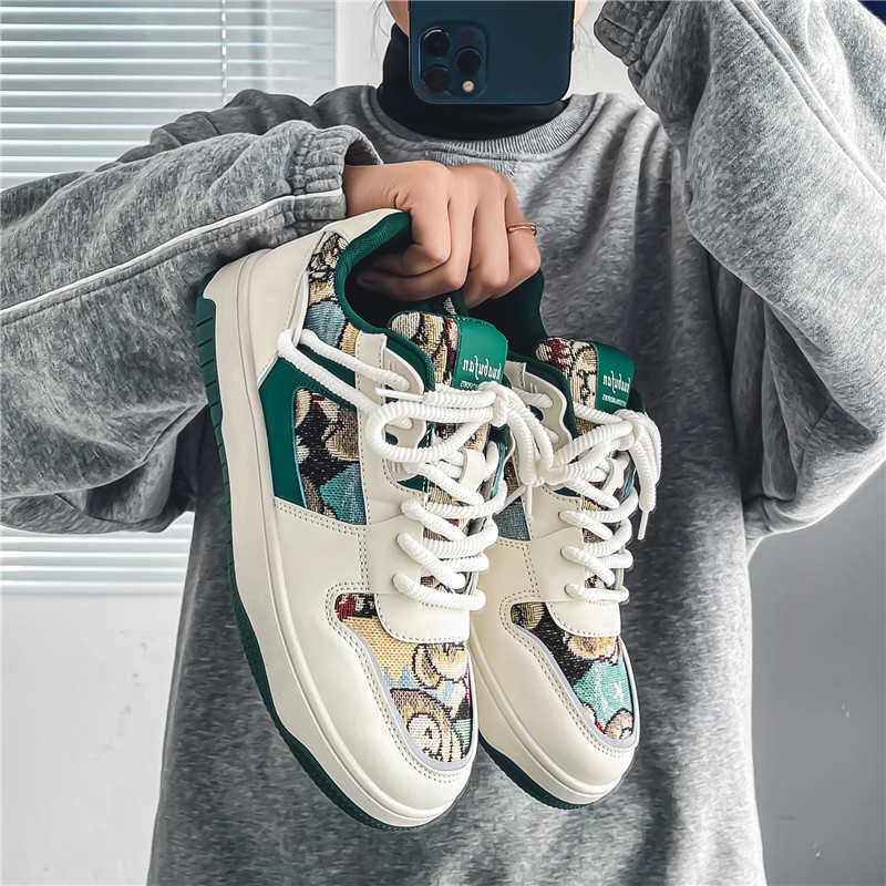 플랫폼 키높이 남성 스케이터 신발 우븐 러닝화 남성 스 - Men'S Shoes Increase Height 리뷰 및 가격
