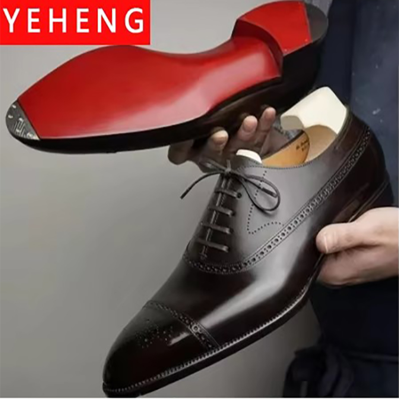 남성 정장 구두 레드 단독 패션 비즈니스 캐주얼 파티  - Men Shoes Red Bottom 리뷰 및 가격