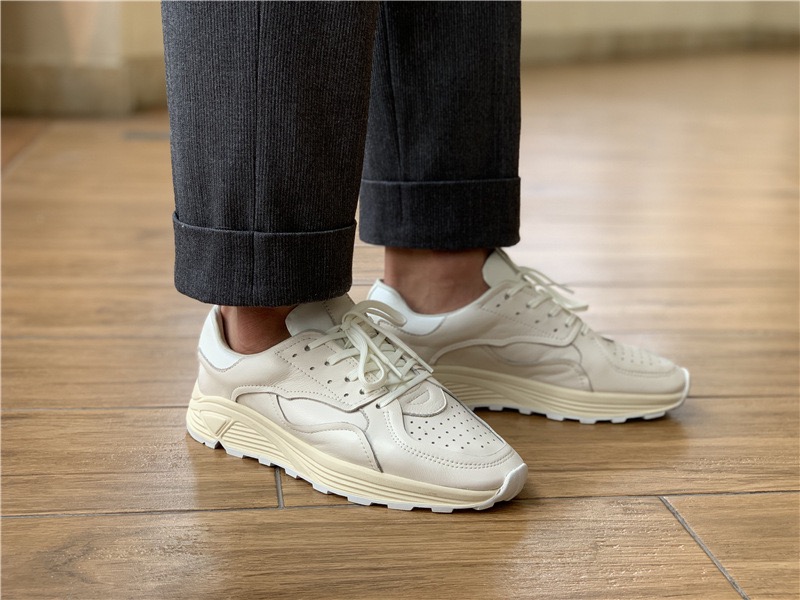 라운드 토 레이스업 캐주얼 화이트 두꺼운 밑창 남성 캐 - Men'S Shoes Temu 리뷰 및 가격