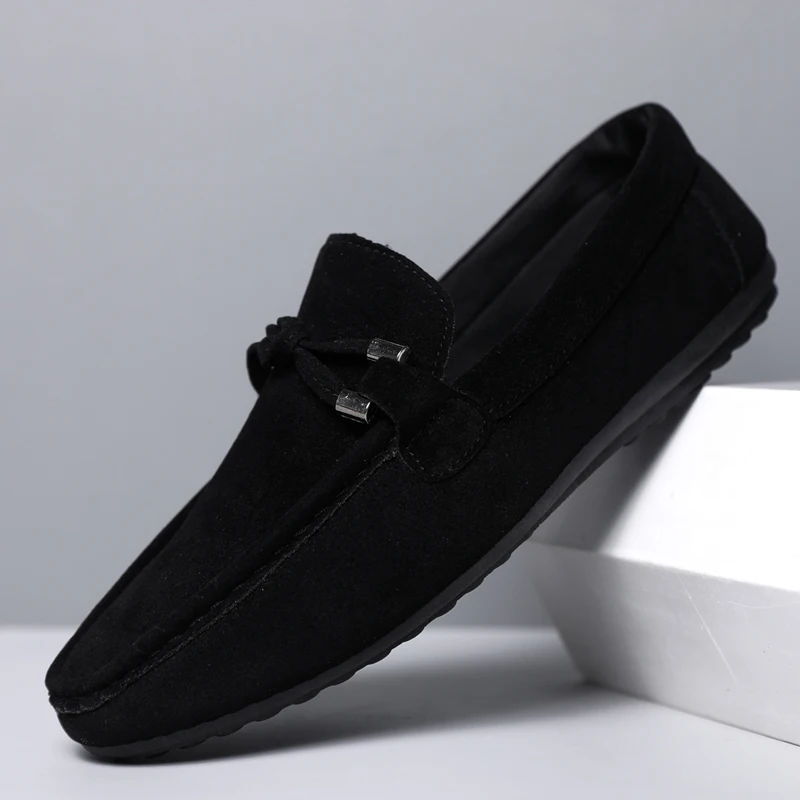 남성 캐주얼 신발 패션 남성 신발 수제 스웨이드 가죽  - Men'S Shoes Temu 리뷰 및 가격
