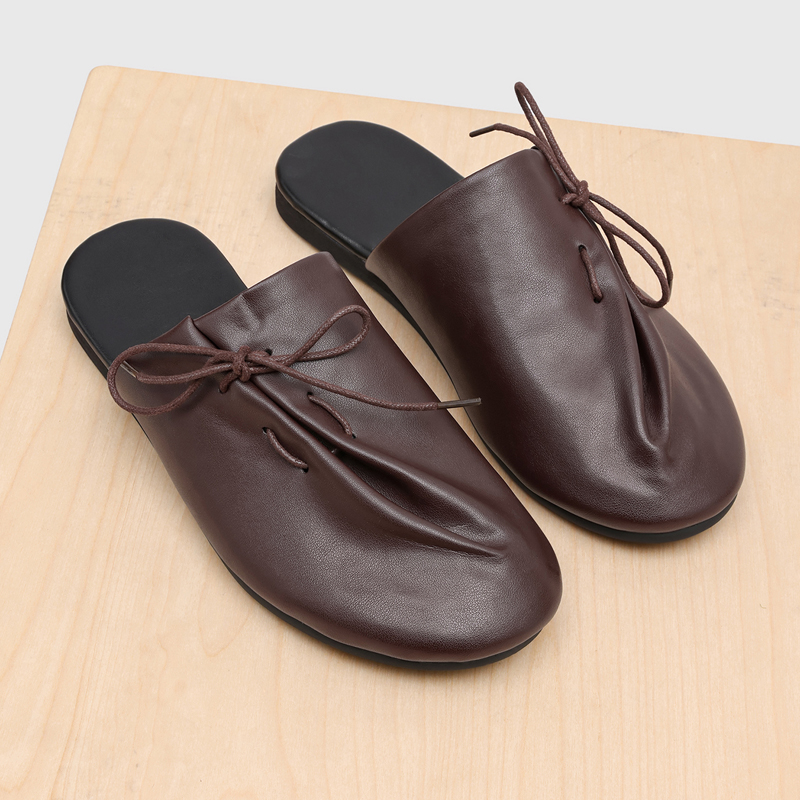 새롭고 세련된 편안한 남성용 하프 슬리퍼 사선 스트랩  - Men'S Shoes Temu 리뷰 및 가격