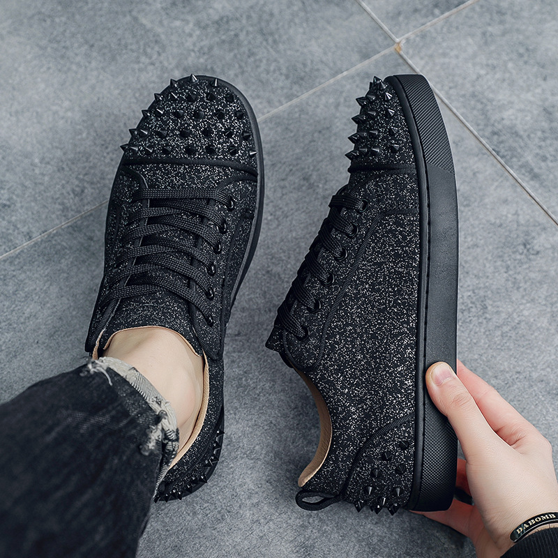 새로운 유행 실버 트레이너 글리터 스파이크 슈즈 남성  - Men Shoes Dior 리뷰 및 가격
