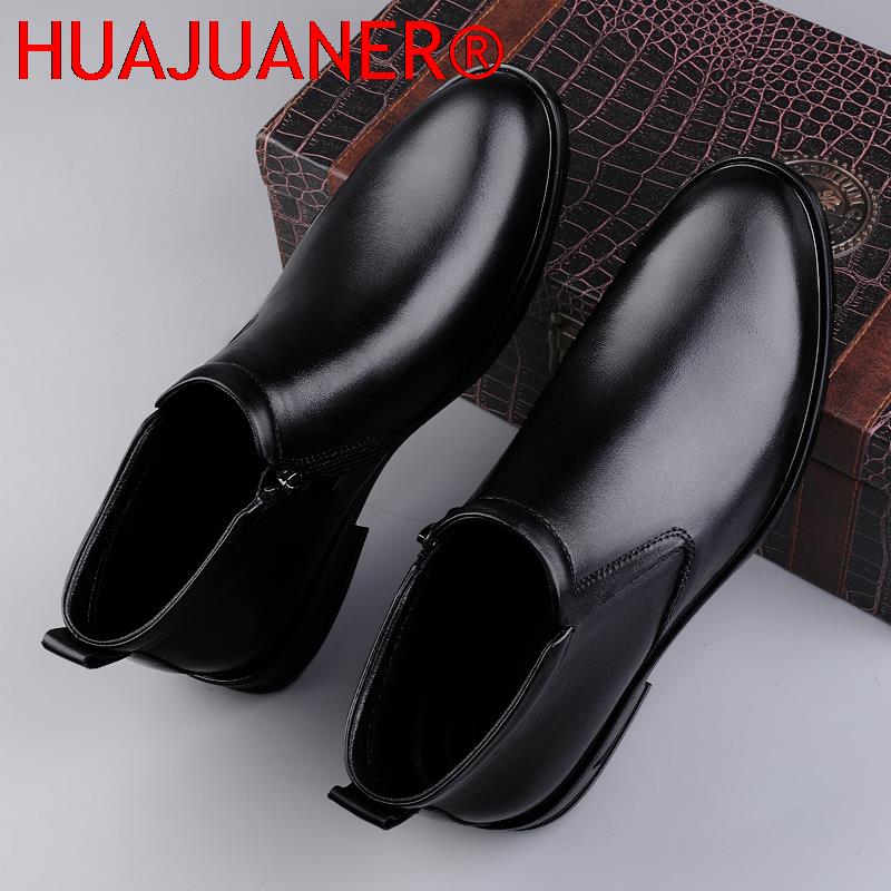 첼시 부츠 블랙 남성 짧은 정품 가죽 부츠 봄 가을 캐 - Men Shoes Formal 리뷰 및 가격