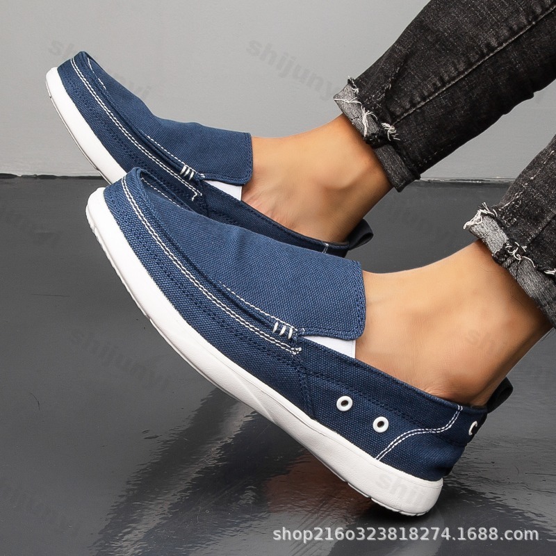2025년 가을 남성 캔버스 캐주얼 신발 통기성 좋은  - Men Shoes Loafers 리뷰 및 가격