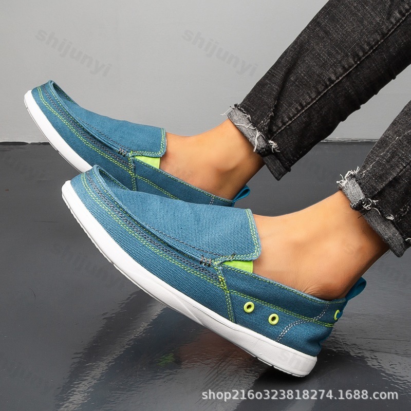 2025년 가을 남성 캔버스 캐주얼 신발 통기성 좋은  - Men Shoes Loafers 리뷰 및 가격