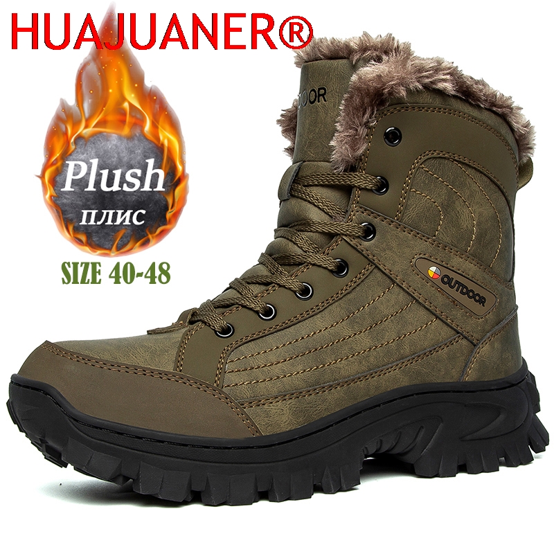 남성 겨울 스노우 부츠 플랫폼 플러시 편안한 발목 부츠 - Hiking Boot Waterproof 리뷰 및 가격