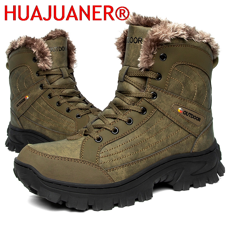 남성 겨울 스노우 부츠 플랫폼 플러시 편안한 발목 부츠 - Hiking Boot Waterproof 리뷰 및 가격