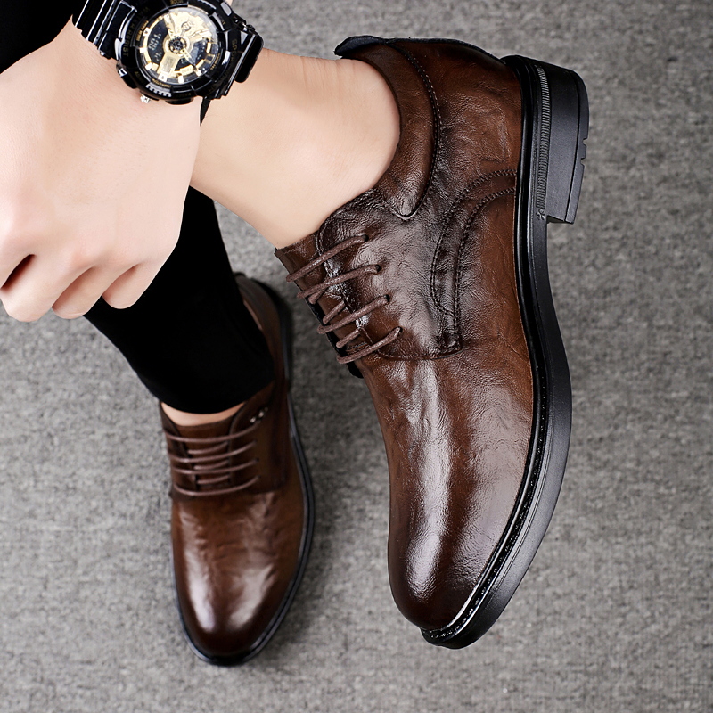 남성용 가죽 캐주얼 키높이 신발 8cm 숨은굽 키높이  - Men'S Shoes Temu 리뷰 및 가격