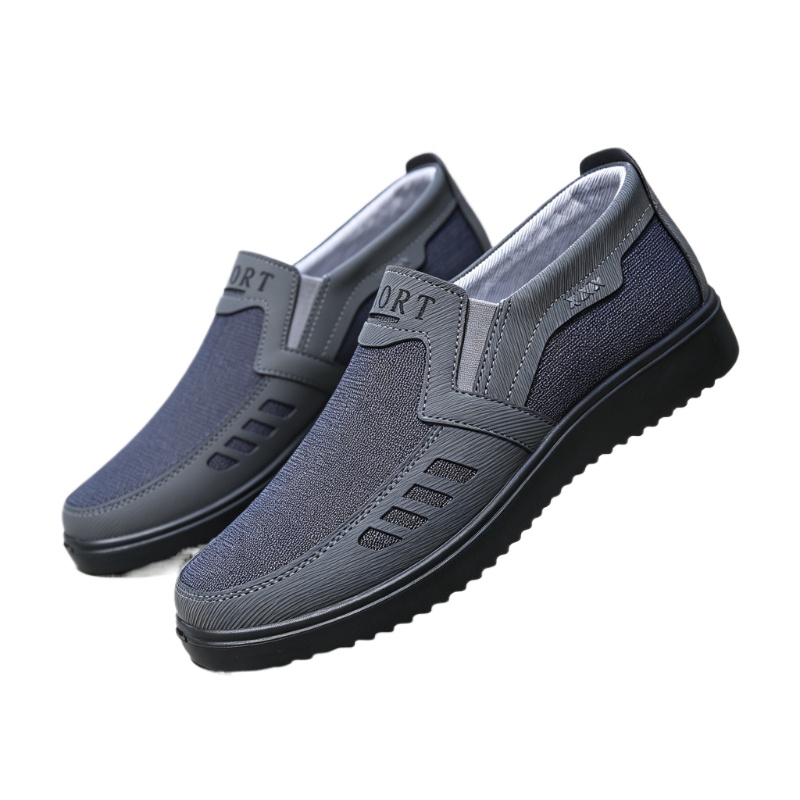 남성용 슬립온 캔버스 로퍼 통기성 편안한 플랫 슈즈 미 - Men Shoes Loafers 리뷰 및 가격